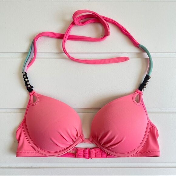 Victoria’s Secret Bombshell Push Up Bikini Swim Top 34B - Picture 3 of 14